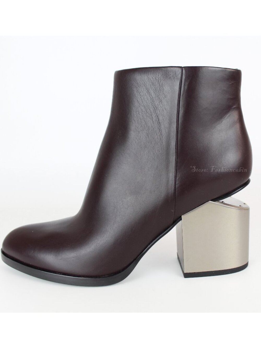 Rare Alexander Wang Gabi Leather Ankle Boots | Iconic Cut-Out Heel | Discontinue